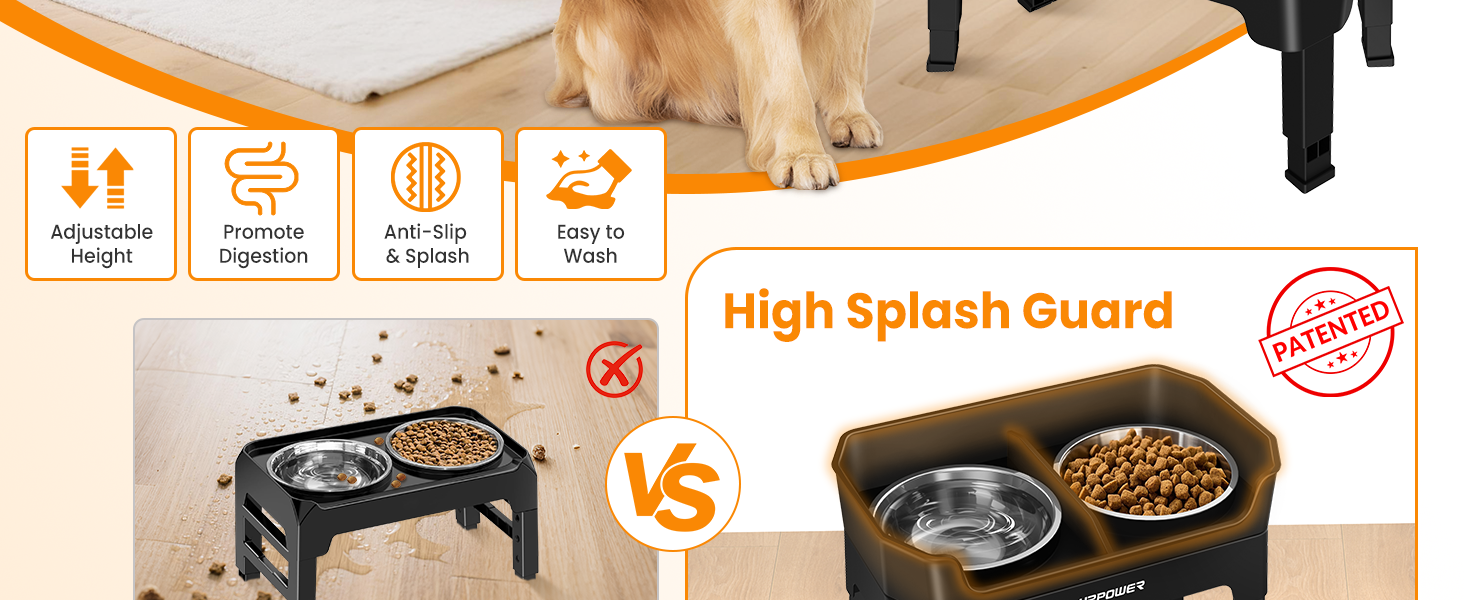 dog bowls elevated