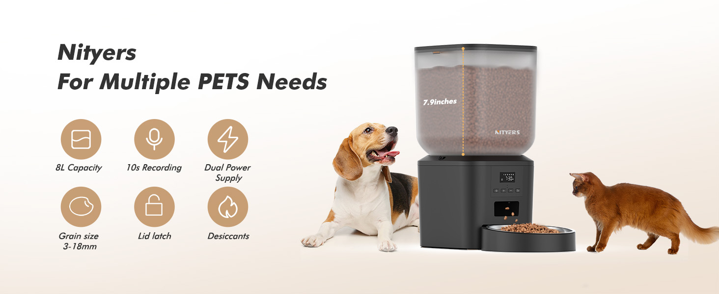 automatic cat feeder automatic dog feeder cat food dispenser dog food dispenser