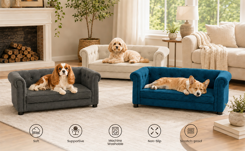 Rectangle Dog Sofa Bed