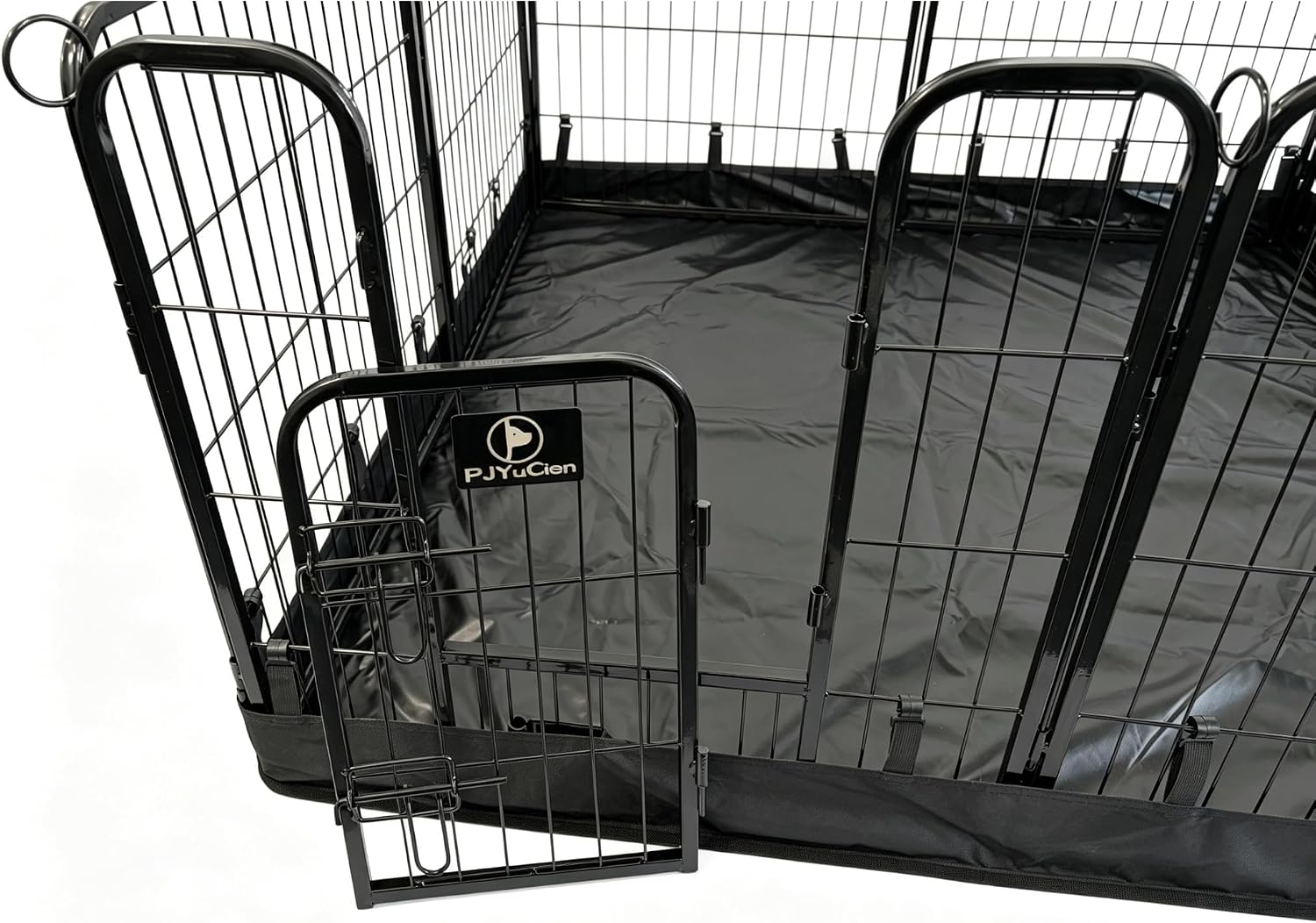 PJYuCien Puppy Playpen Plus Storage Bage with Bottom, 8 Panels 24" H - Image 5
