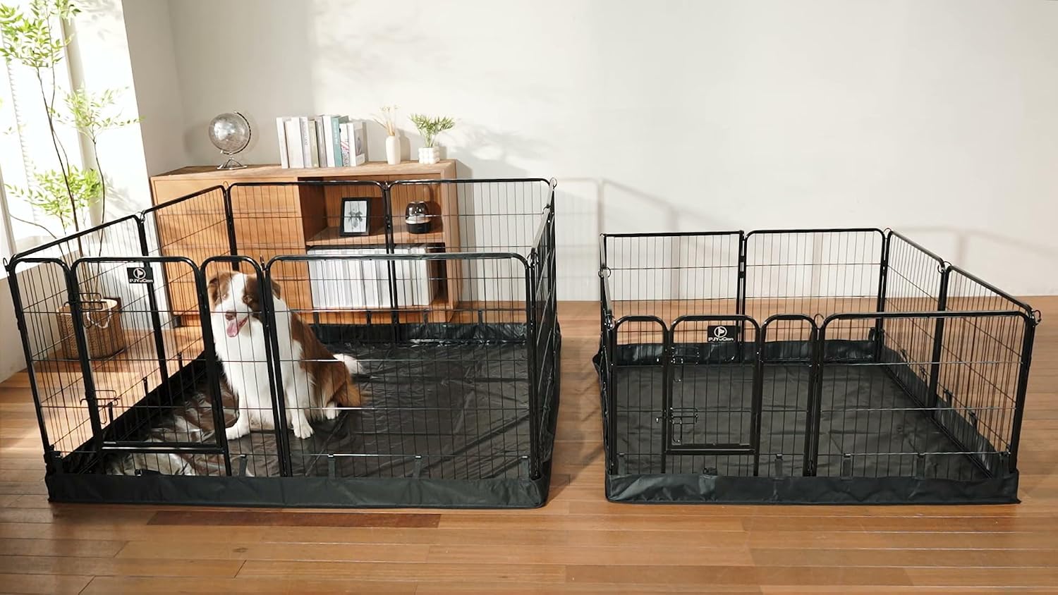 PJYuCien Puppy Playpen Plus Storage Bage with Bottom, 8 Panels 24" H - Image 8