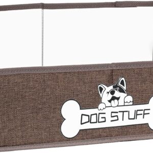 Dog Toy Basket, Storage Bin, Collapsible Box for Pet Accessories