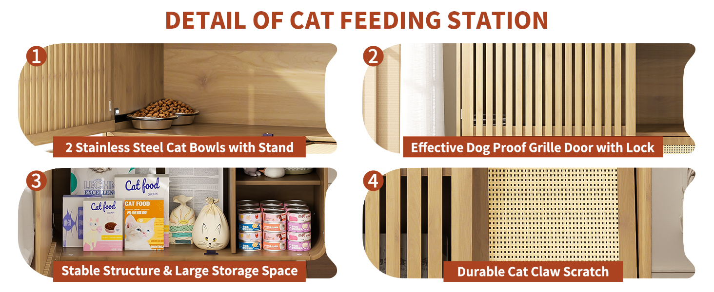 cat food storage cabinet