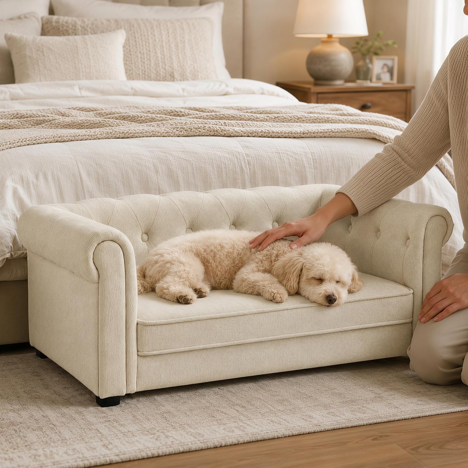 38.9" x 23.2" Dog Sofa for Small & Medium Dogs - Image 2
