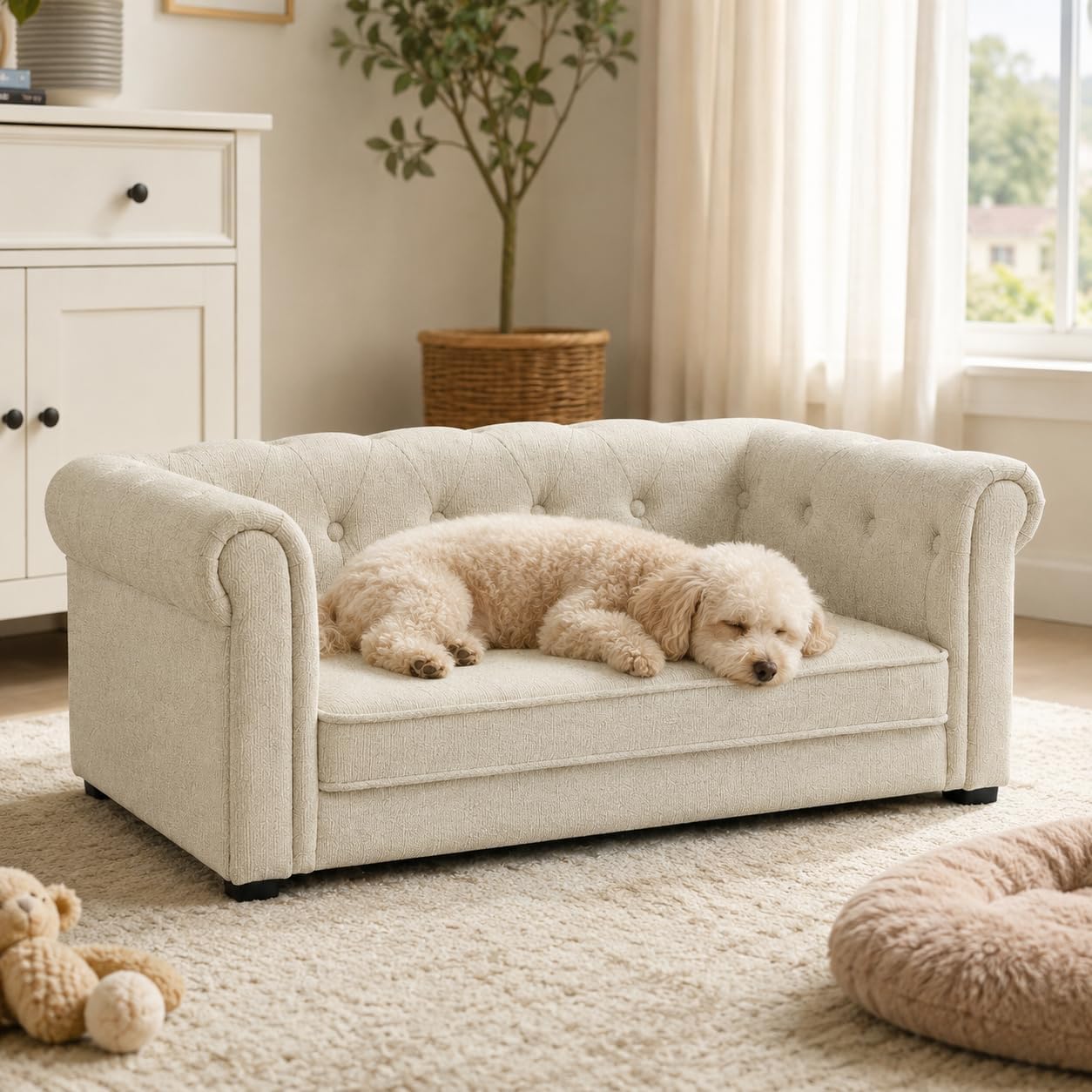 38.9" x 23.2" Dog Sofa for Small & Medium Dogs