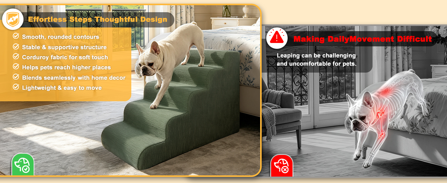 pet stairs for high beds