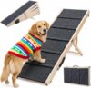 51.2″ Long Dog Ramp for High Bed & Couch, Foldable Pet Ramp