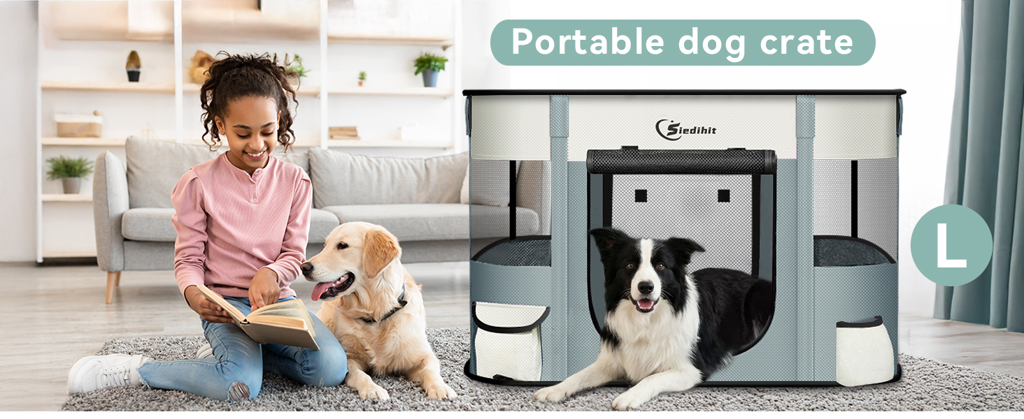 portable dog play pen