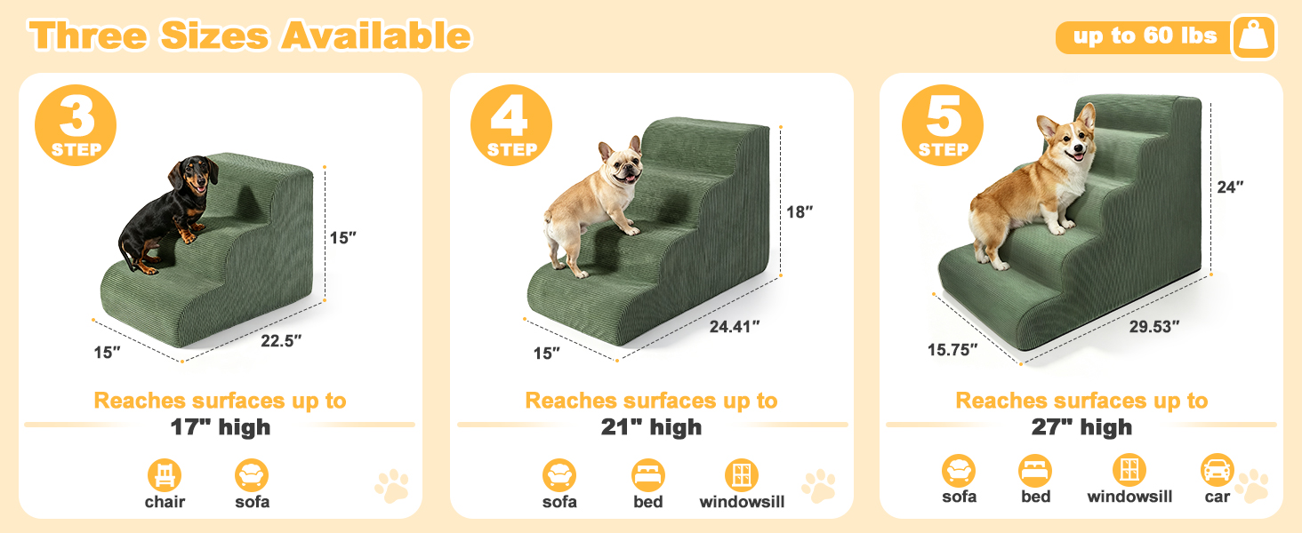 pet stairs for high beds