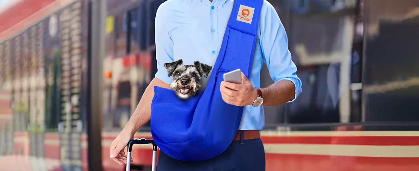 Dog cat pet carrier sling vet papoose shoulder chest strollers wrap travel doggy pack puppy