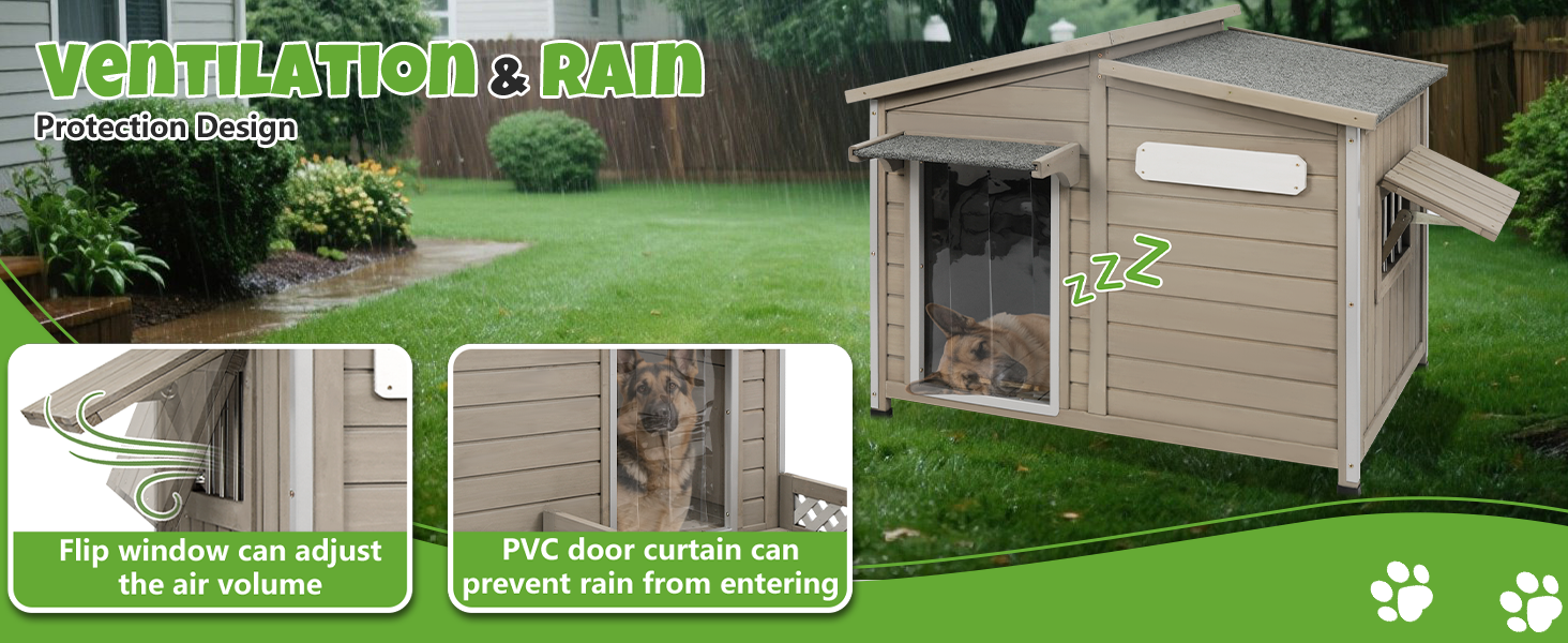 dog house outdoor waterproof
