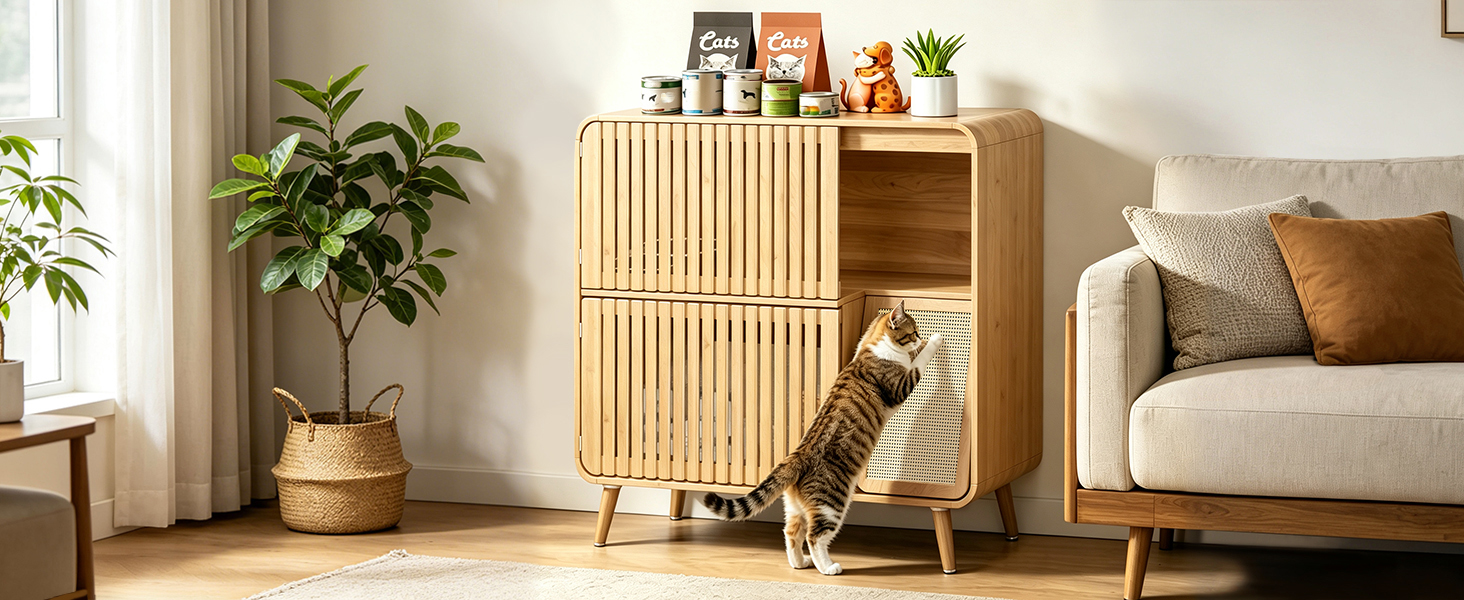 cat feeder station