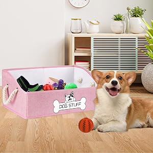 dog toy bins