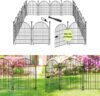 ADAVIN Garden Fence, 32in 16 Panels Dog Fence Outdoor for Yard, 35 Ft