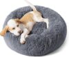 Bedsure Calming Small Dog Bed Donut Washable Cat＆Puppy Bed,23 inches