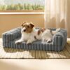 Bedsure ComfyFleece® Memory Foam Orthopedic Dog Beds Medium Size Dog 30″
