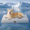 Bedsure Cooling Dog Bed for Crate, Large Breathable Pet Summer Bed, 35 Inch