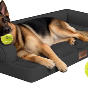 Comfort Expression Orthopedic Waterproof Jumbo Dog Bed for Giant Dogs