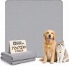 CoolShields Washable Pee Pads for Dogs, 72” x 72”, Grey, 1 Pack