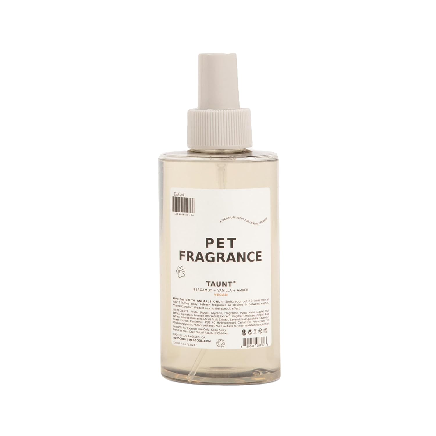 DedCool Pet Fragrance | 01 Taunt | Clean Luxury Pet Perfume for Dogs | Long-Lasting Deodorizing Spray | Non-Toxic, Vegan | 8.5 fl oz
