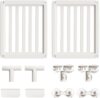 Dog Playpen Indoor,Puppy Playpen,White 23.6″ H,2 Panels