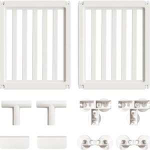 Dog Playpen Indoor,Puppy Playpen,White 23.6″ H,2 Panels