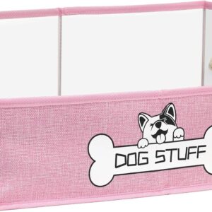 Dog Toy Basket, Storage Bin, Collapsible Box for Pet Accessories