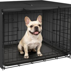 Explore Land Dog Crate Cover, 30 inches, Black