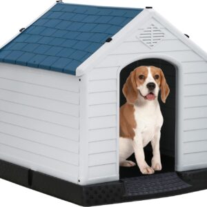 FDW | Dog House | 28″ L x 26″ W x 28″ H | Blue
