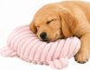 FRTXT Dog Calming Pillow,Soft Neck Support Pet Bed for Dog&cat(L,Pink)