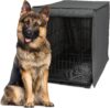 Friends Forever Metal Dog Crate Cover 48 inch- 48.75″L x 30.75″W x 32.5″H