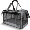 GAPZER Pet Carrier for Large Cats up to 20lbs Soft-Sided Privacy Protection
