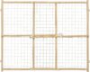 MidWest Homes for Pets Wire Mesh Pet Safety Gate, Dog Gate Expands From 29 – 50 Inches Wide, 32 Inches Tall, Wood, Powder Coated Wire