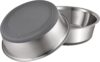PEGGY11 Nonslip Stainless Steel Dog Bowls, 3.8 US Cup Each, 2 Pack
