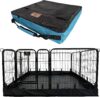 PJYuCien Puppy Playpen Plus Storage Bage with Bottom, 8 Panels 24″ H