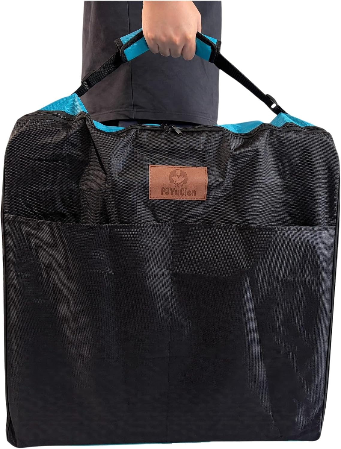 PJYuCien Puppy Playpen Plus Storage Bage with Bottom, 8 Panels 24" H - Image 2