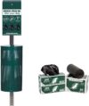 Zero Waste USA – Aluminum Low Profile Dog Waste Station, Matte Green