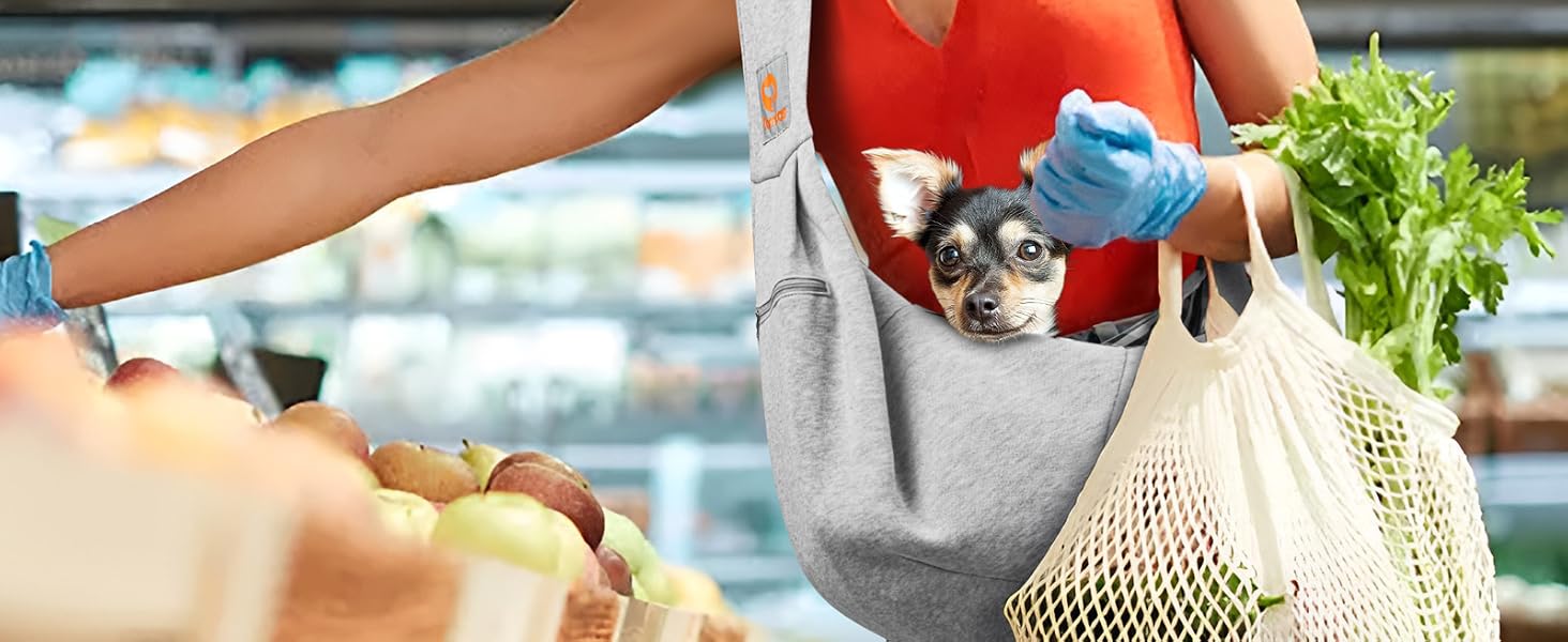 Dog cat pet carrier sling vet papoose shoulder chest strollers wrap travel doggy pack puppy