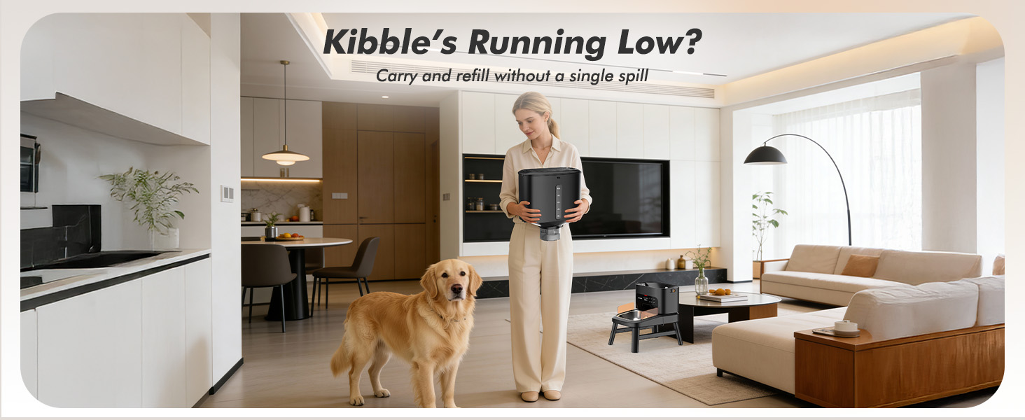automatic dog feeder for large breed automatic dog food dispenser auto dog feeder