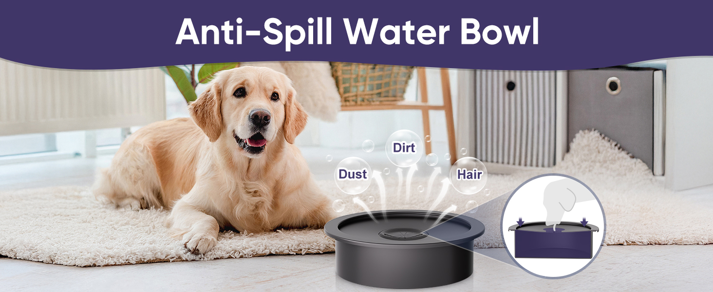 Slow Dog Bowl Stand Black