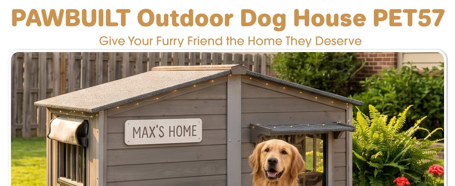 Pawbulit Outdoor Dog House PET57