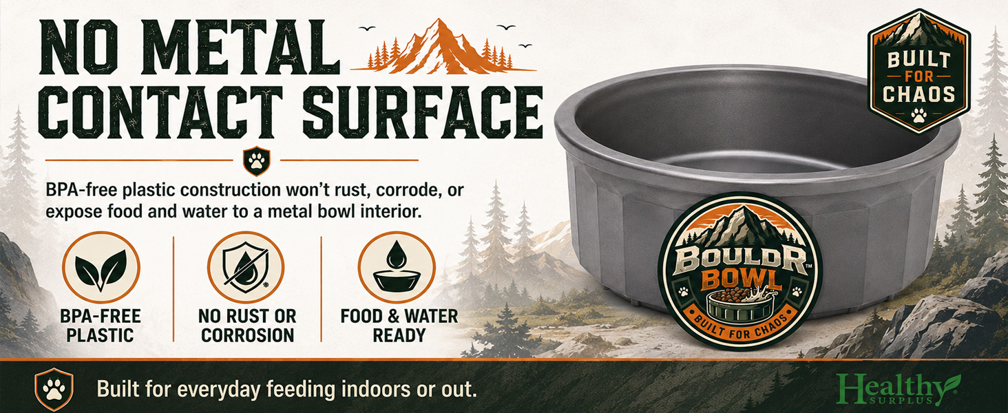 No metal contact surface