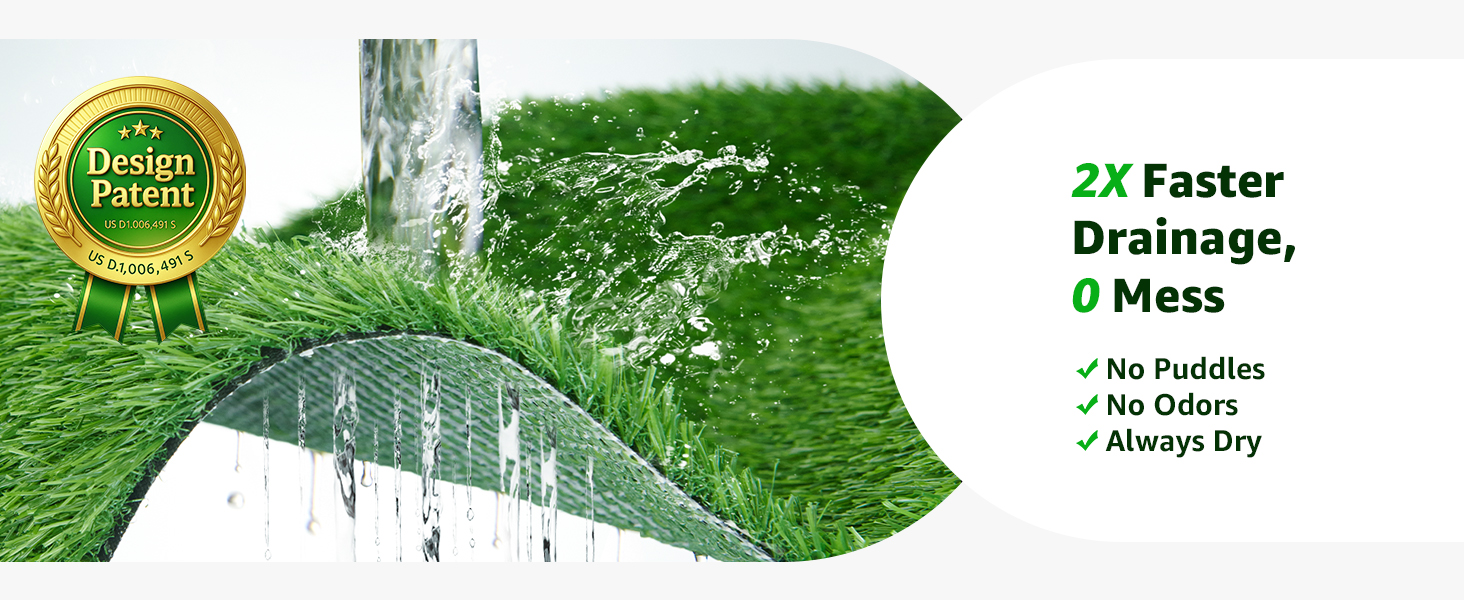 PICK FOR LIFE Artificial Grass Pad for Dogs Potty