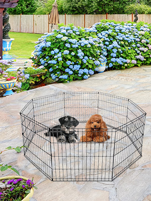 Dog Pen; Dog Playpen; Pet Playpen; 8 Panel Dog Playpen;Puppy Pet Fence ; Exercise Dog Fence