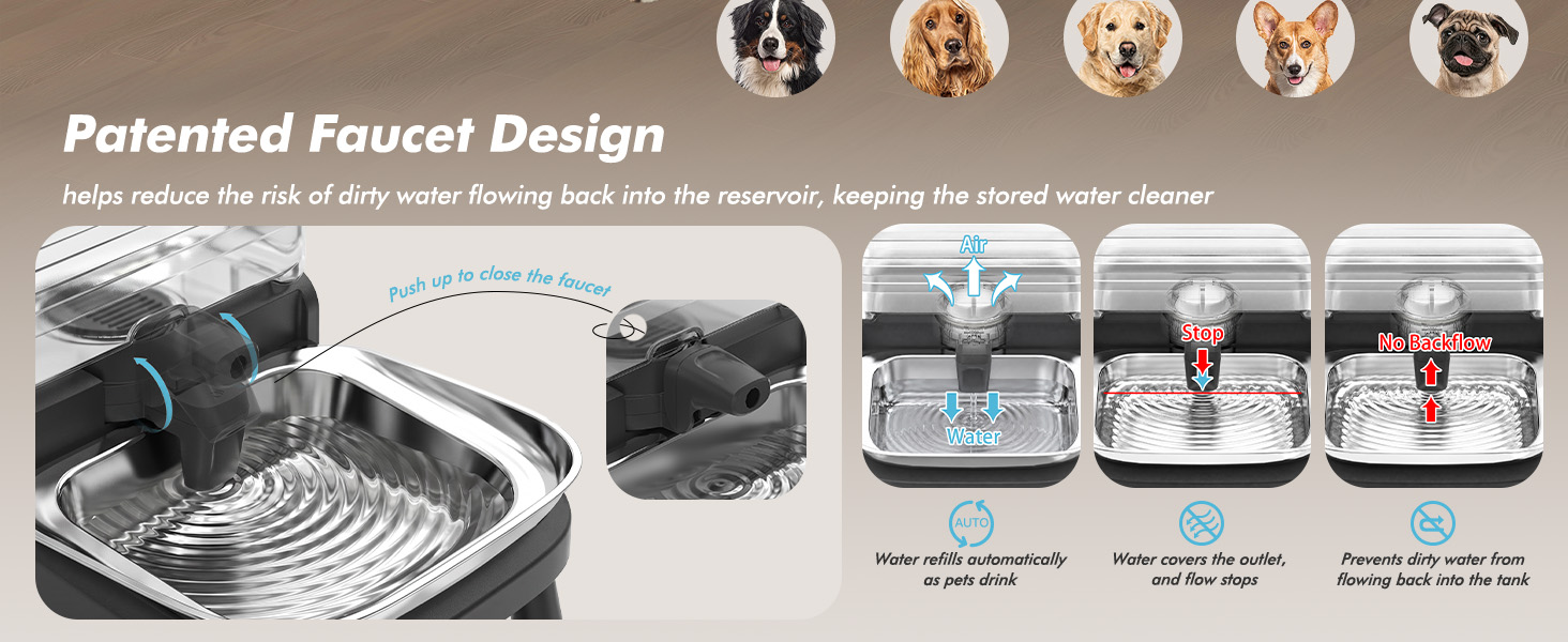 dog water bowl dispenser