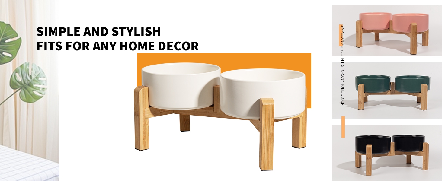 The weighted dog bowl has good stability and strong bearing capacity, not easy to be knocked over.