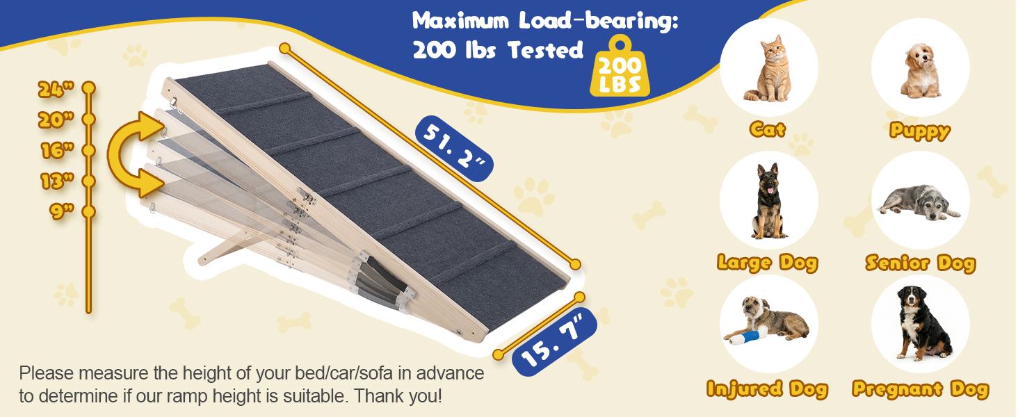 dog ramp size