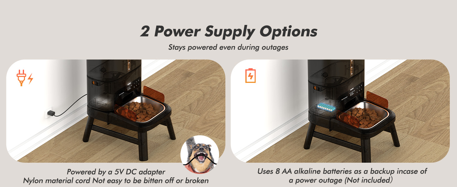 automatic dog feeder for large breed automatic dog food dispenser auto dog feeder