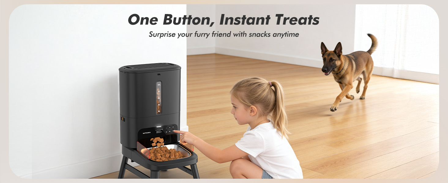 automatic dog feeder for large breed automatic dog food dispenser auto dog feeder