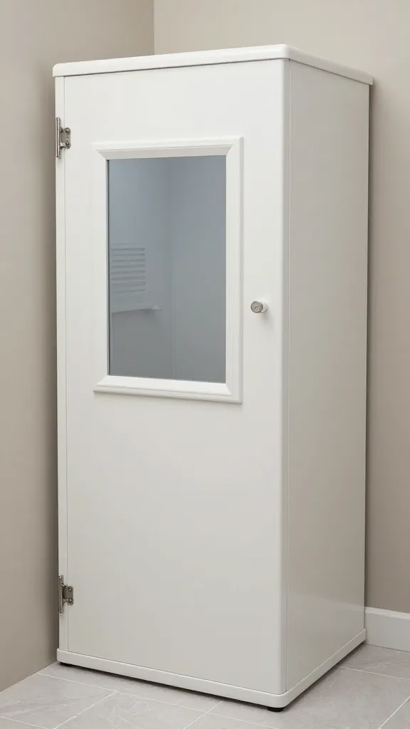 Ventilated grooming corner with small window fan